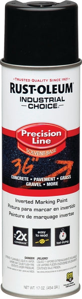 Industrial Choice 1675838 Inverted Marking Spray Paint, Gloss, Black, 17 oz, Can